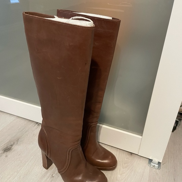 Michael kors leather brown boots - Picture 2 of 5
